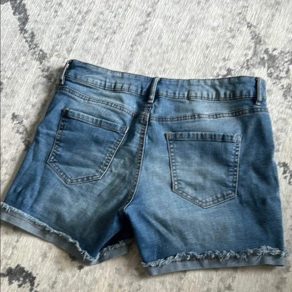 Denim Blue Women Shorts - Picture 2 of 4
